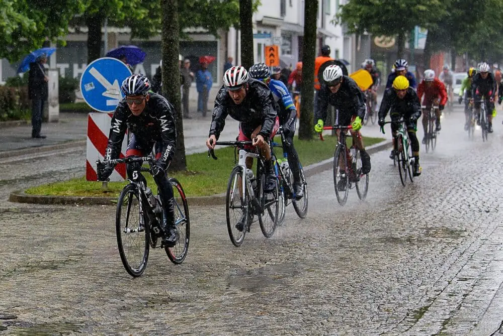 cycling races, rain, wheel