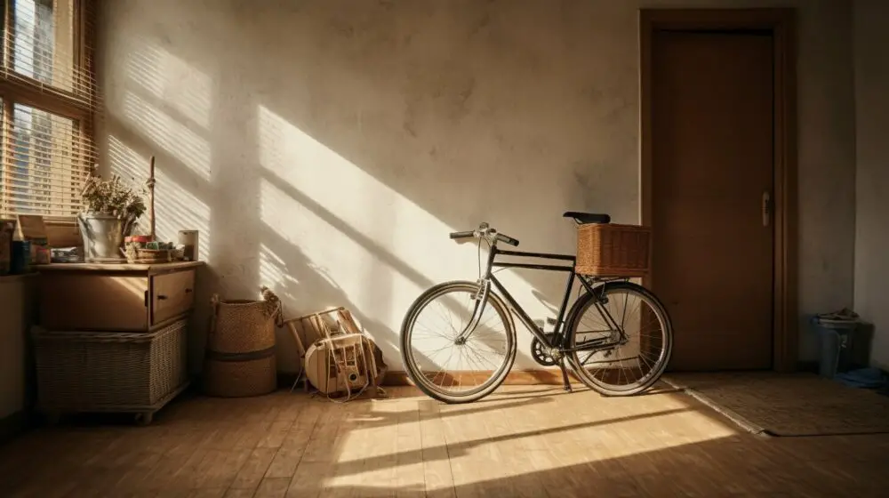 how to store bike in small apartment
