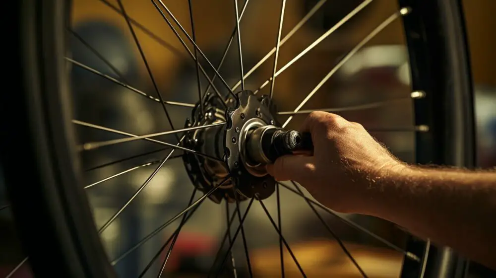 truing a bike wheel